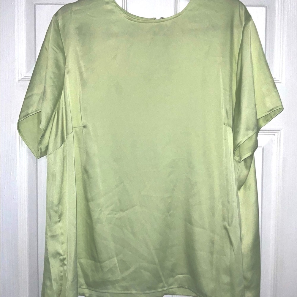 Worthington Green Short Sleeve blouse